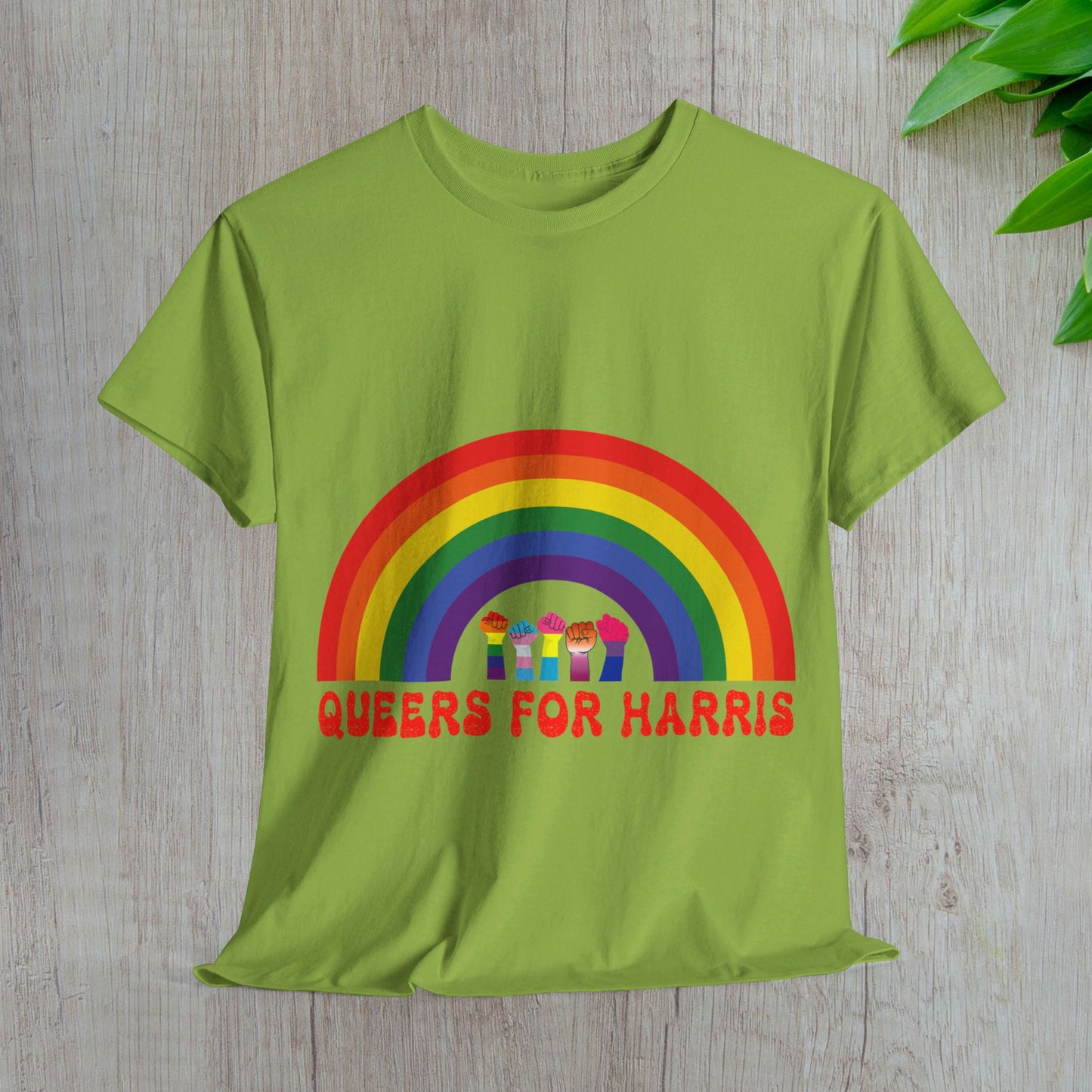 Queers For Harris Shirt- Support LGBTQ Tee-  Democrat Presidential Election T-Shirt