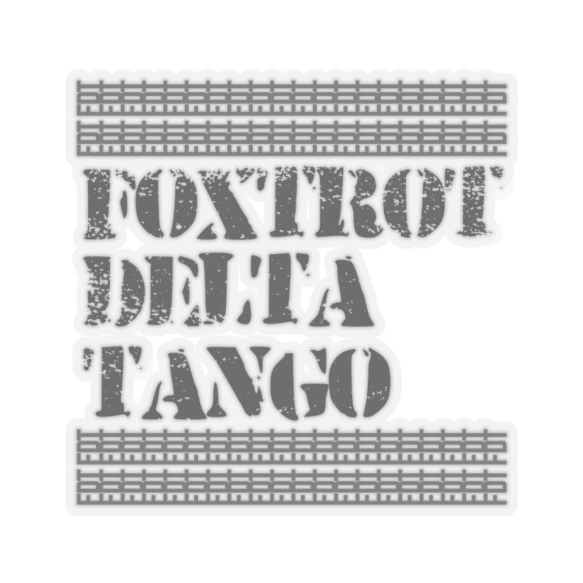 Resist Sticker Anti-Trump Merch FDT Foxtrot Delta Tango Political Decal Protest Sticker Activist Anti-Fascism Resistance Decal