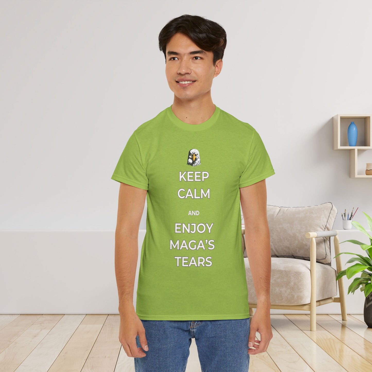 Keep Calm and Enjoy MAGA's Tears Shirt- Harris Walz Tee-  Democrat Presidential Election T-Shirt