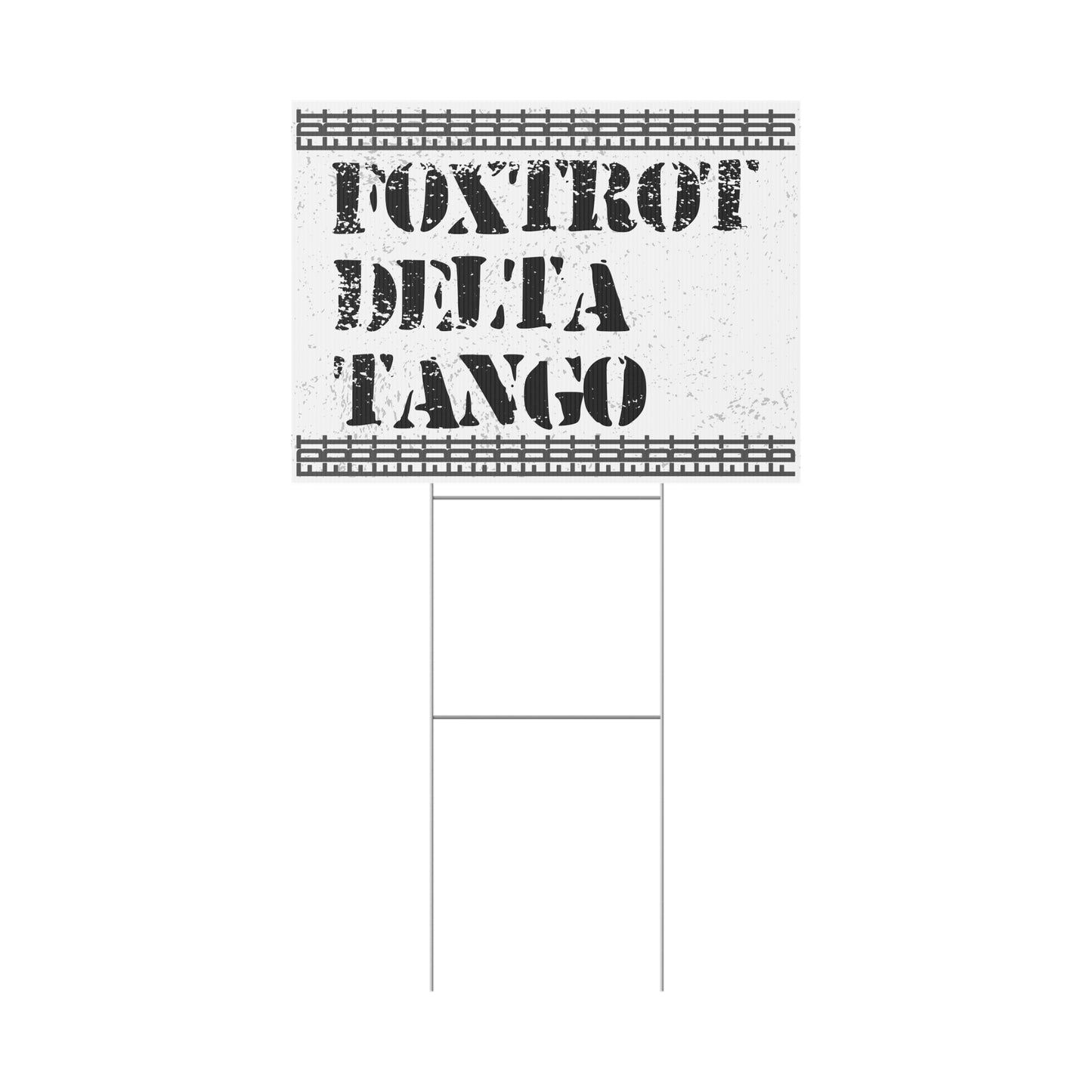 FDT Political Yard Sign Anti Trump Protest Sign Resistance Fuck Donald Trump Political Yard Decor Resist Anti-Fascism Activism Gear
