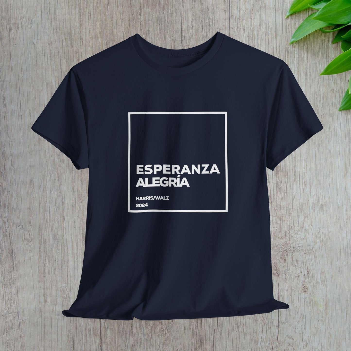 Esperanza y Alegría Shirt- Harris/Walz 2024 T-Shirt in Spanish-  Democrat Presidential Election Tee