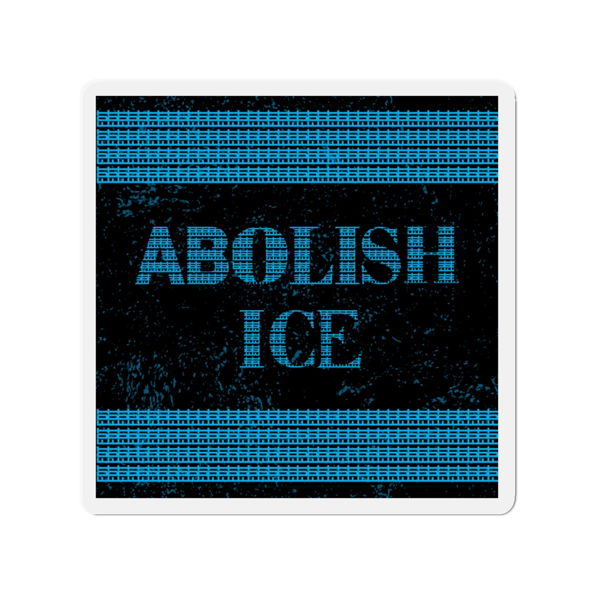 Political Magnet Anti-Trump Merch Abolish ICE Fuck Donald Trump Car Magnet Political FDT Resist Protest Gear Anti-Fascism Democratic Sign
