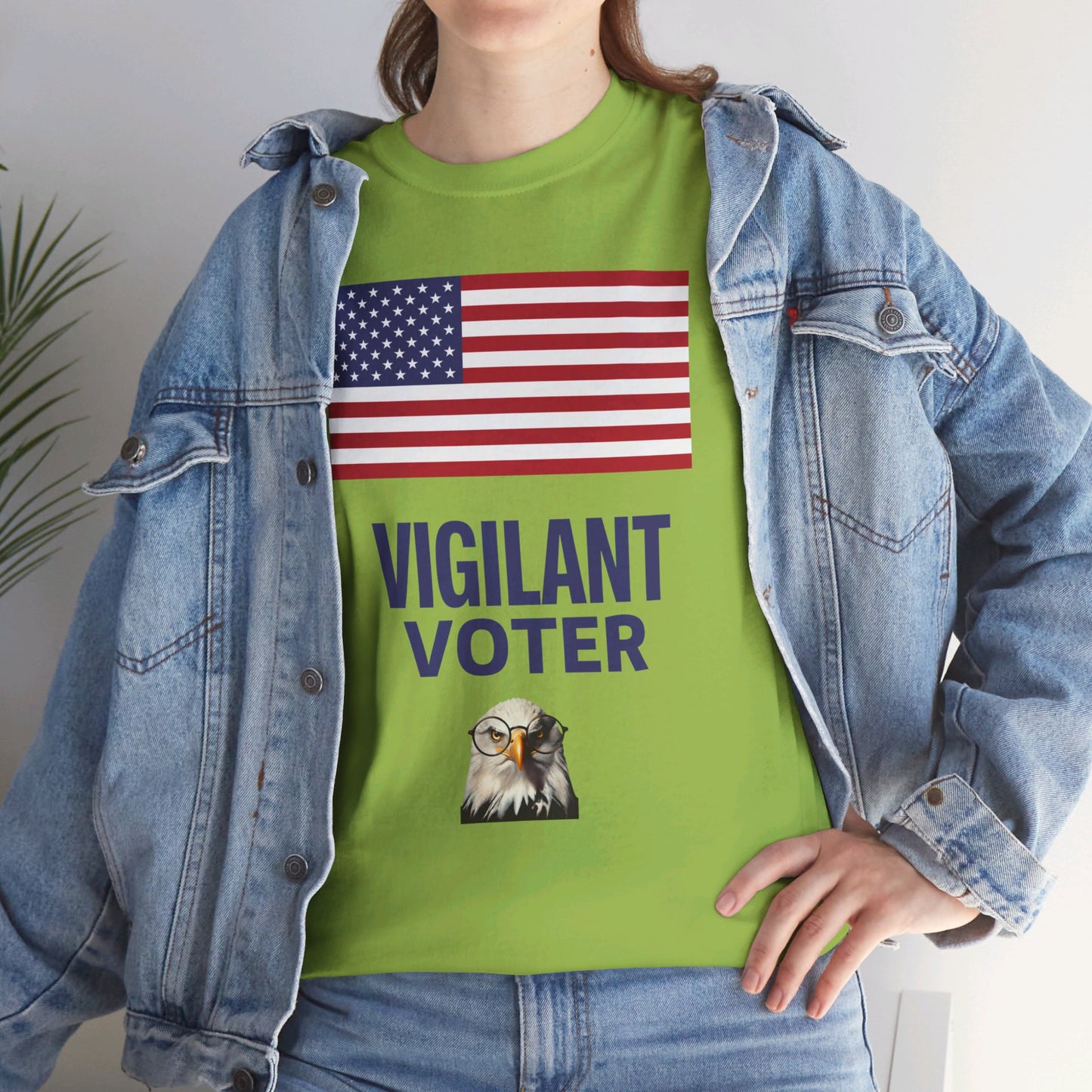 Vigilant Voter Shirt- Vote Blue Save Democracy Tee- Democrat Presidential Election T-Shirt