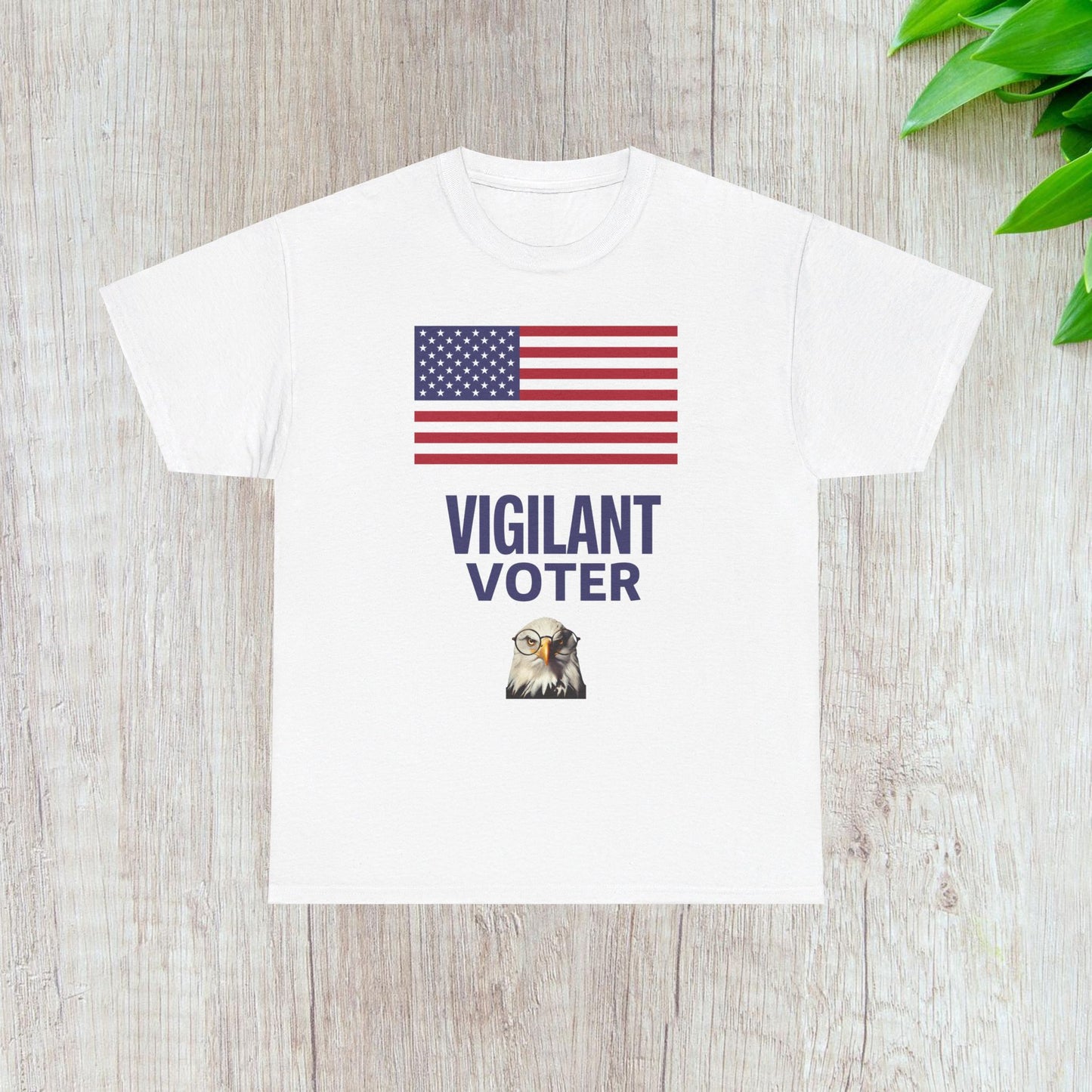 Vigilant Voter Shirt- Vote Blue Save Democracy Tee- Democrat Presidential Election T-Shirt