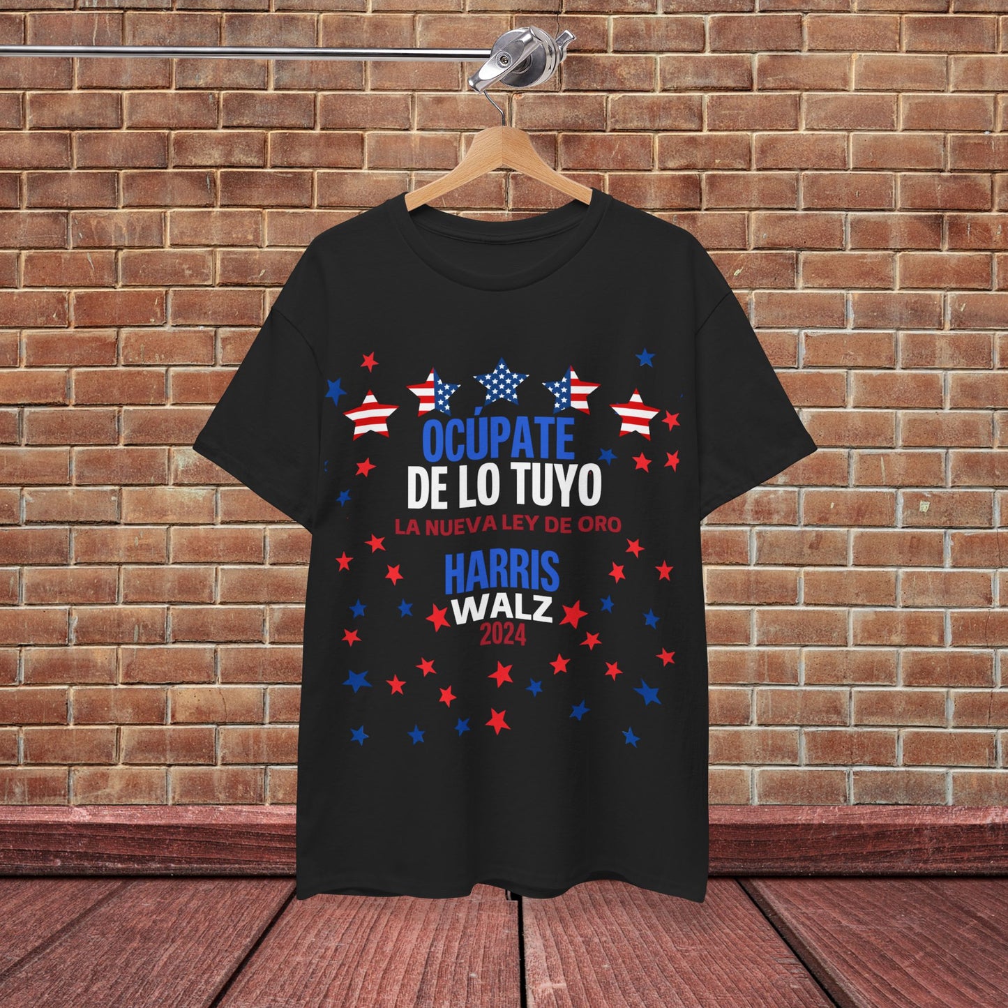 Ocúpate De Lo Tuyo Shirt- Harris/Walz 2024 T-Shirt in Spanish-  Democrat Presidential Election Tee