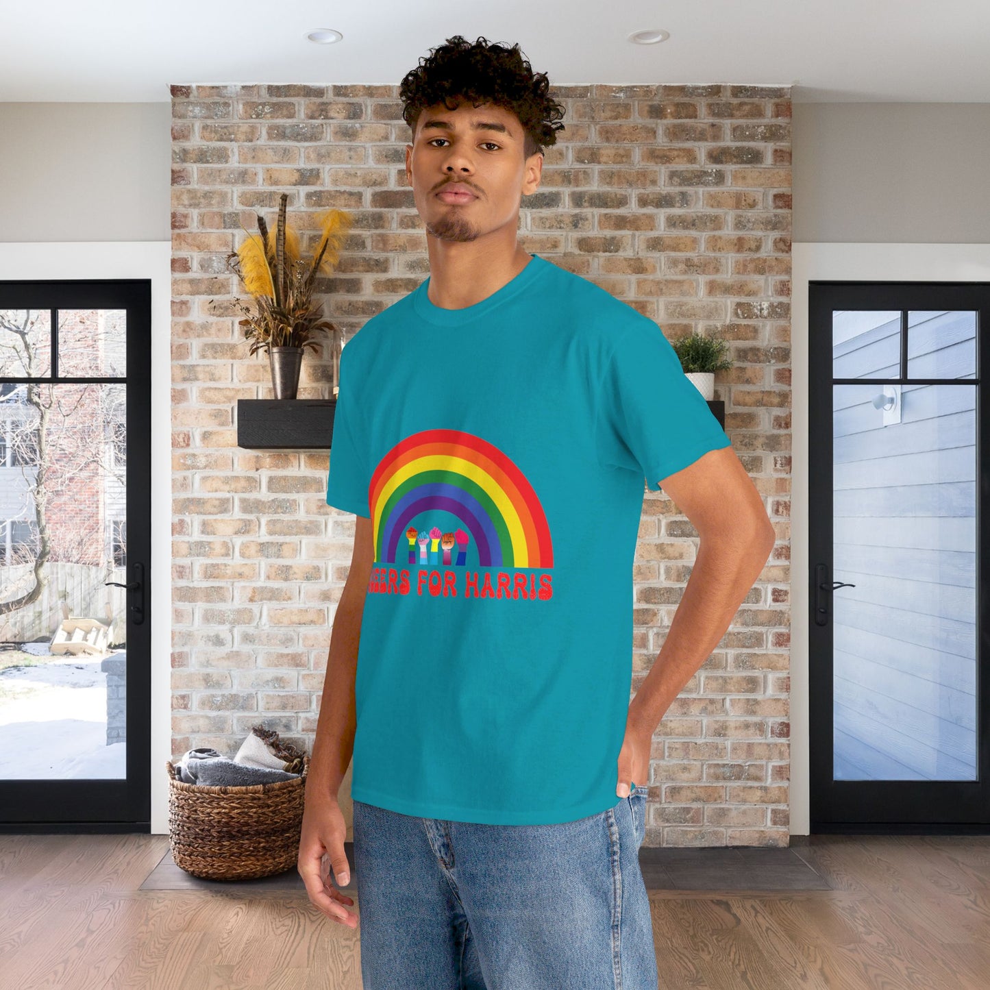 Queers For Harris Shirt- Support LGBTQ Tee-  Democrat Presidential Election T-Shirt