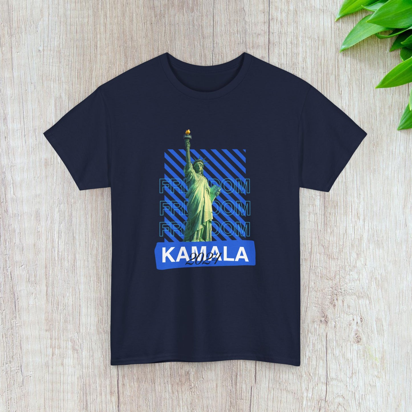 Statue of Liberty Kamala 2024 Freedom Shirt- Vote Blue T-Shirt- Democrat Presidential Election T-Shirt- Save Democracy Shirt