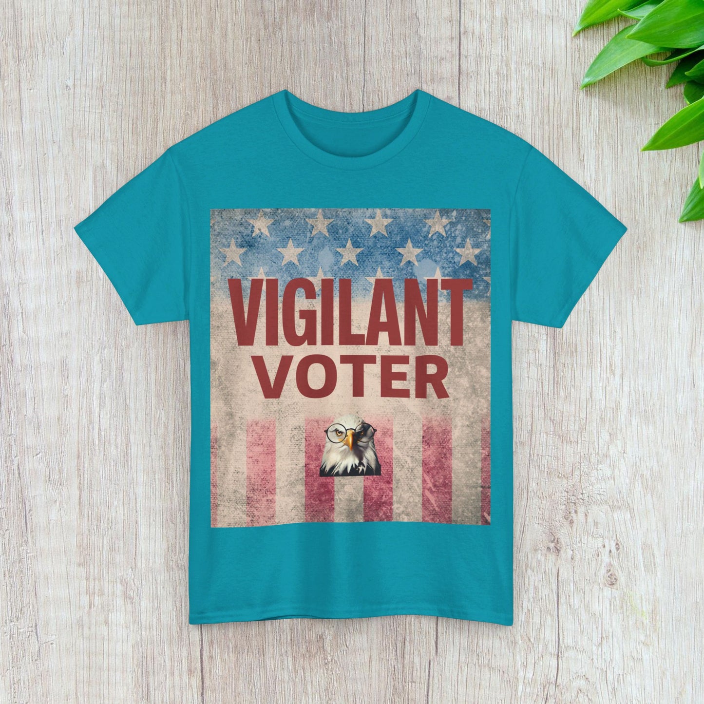 Vigilant Voter Shirt- Vote Blue Save Democracy Tee- Democrat Presidential Election T-Shirt