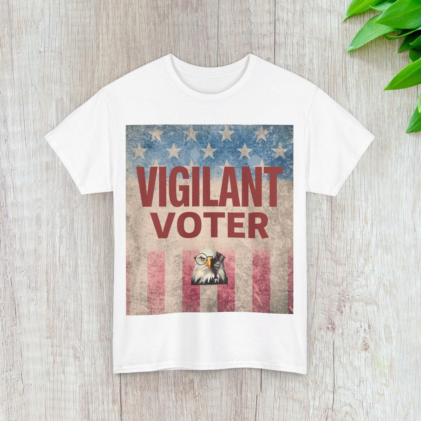 Vigilant Voter Shirt- Vote Blue Save Democracy Tee- Democrat Presidential Election T-Shirt