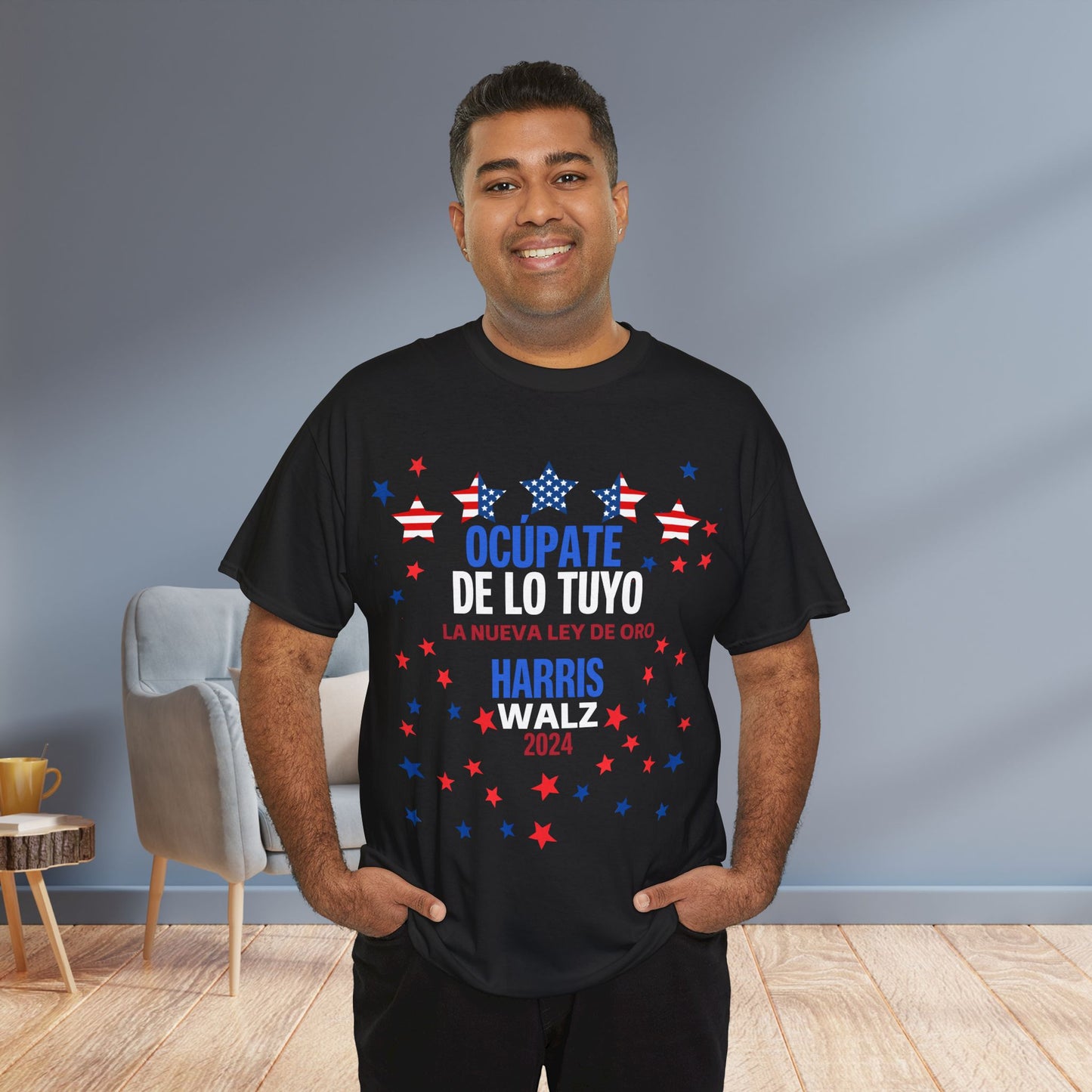 Ocúpate De Lo Tuyo Shirt- Harris/Walz 2024 T-Shirt in Spanish-  Democrat Presidential Election Tee