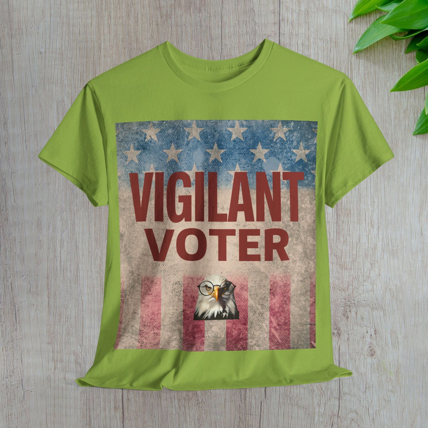 Vigilant Voter Shirt- Vote Blue Save Democracy Tee- Democrat Presidential Election T-Shirt