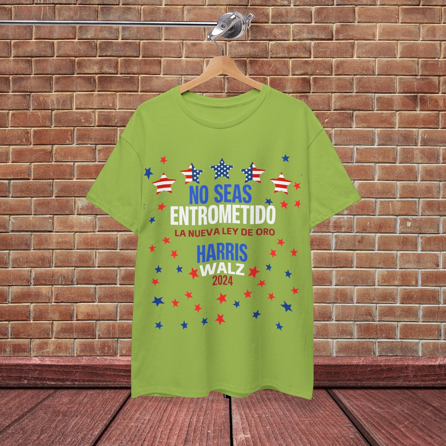 No Seas Entrometido Shirt- Harris/Walz 2024 T-Shirt in Spanish-  Democrat Presidential Election Tee