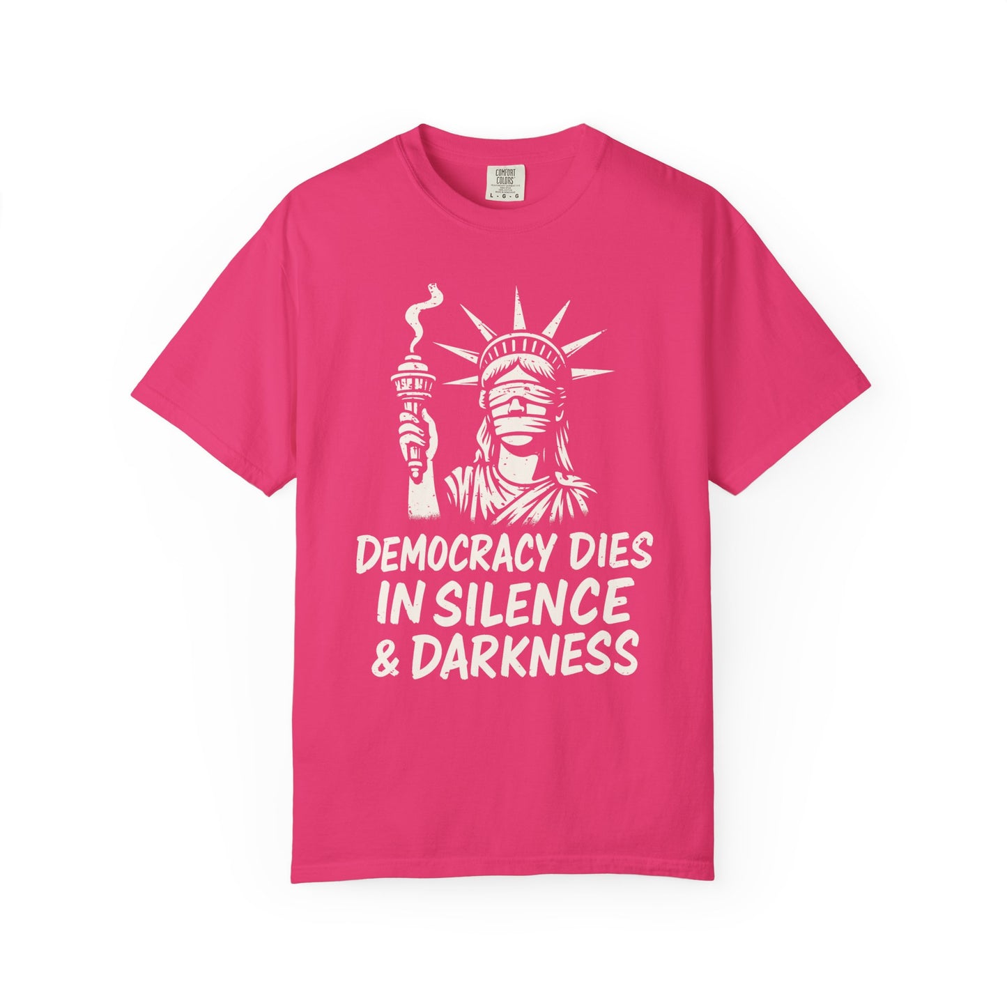 Protest Shirt Extinguished Liberty Tee Social Justice T-Shirt Anti-Trump Merch Comfort Colors Anti-Fascism Resistance Gear Protest Apparel
