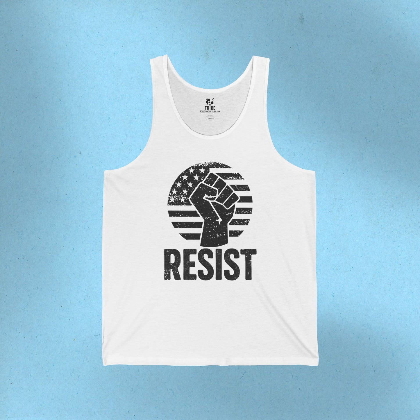Resist Social Justice Shirt Anti-Trump Protest Tank Top Anti-Fascism Merch Reject Maga Resistance Tee Activist Tank Top for Democrat Apparel