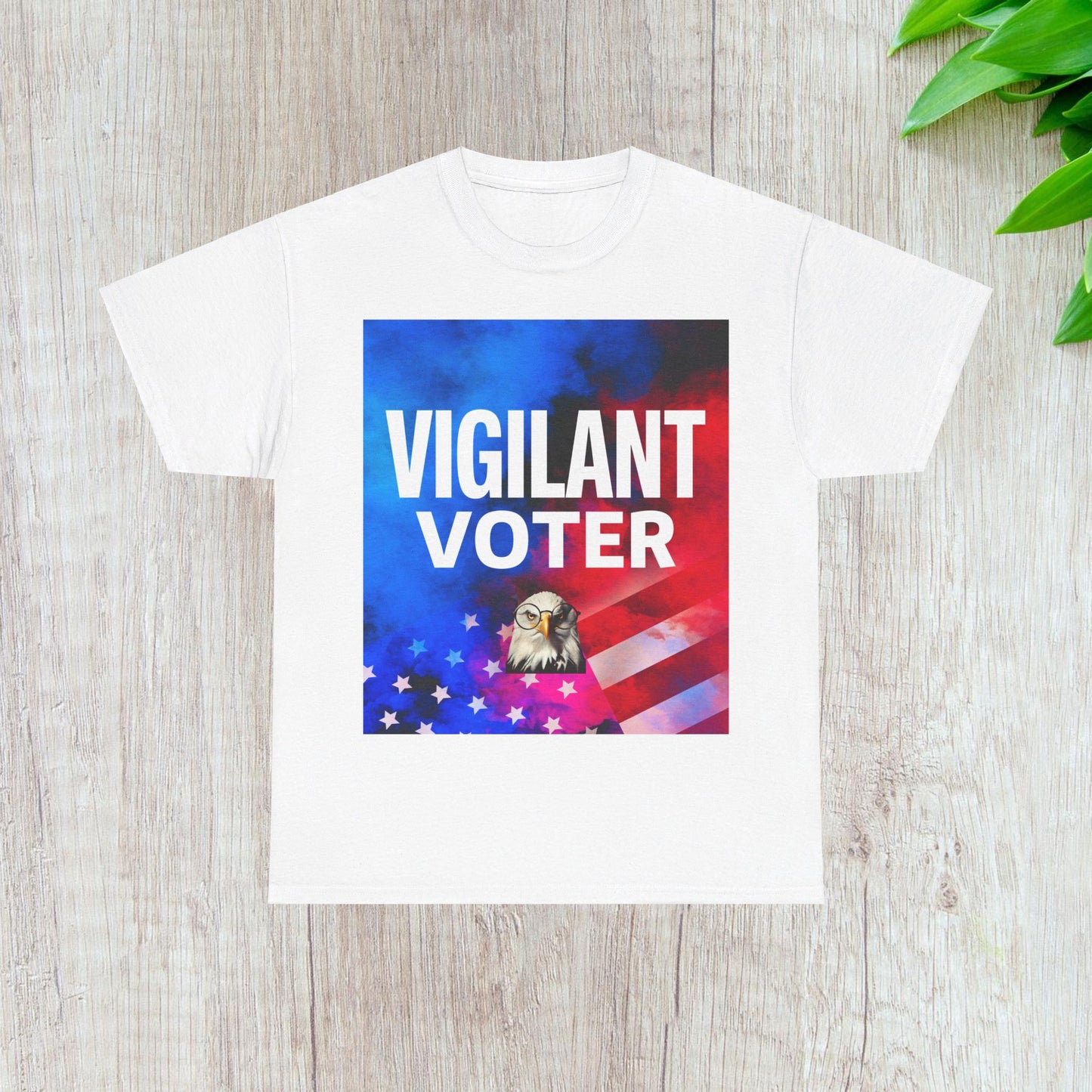 Vigilant Voter Shirt- Vote Blue Save Democracy Tee- Democrat Presidential Election T-Shirt