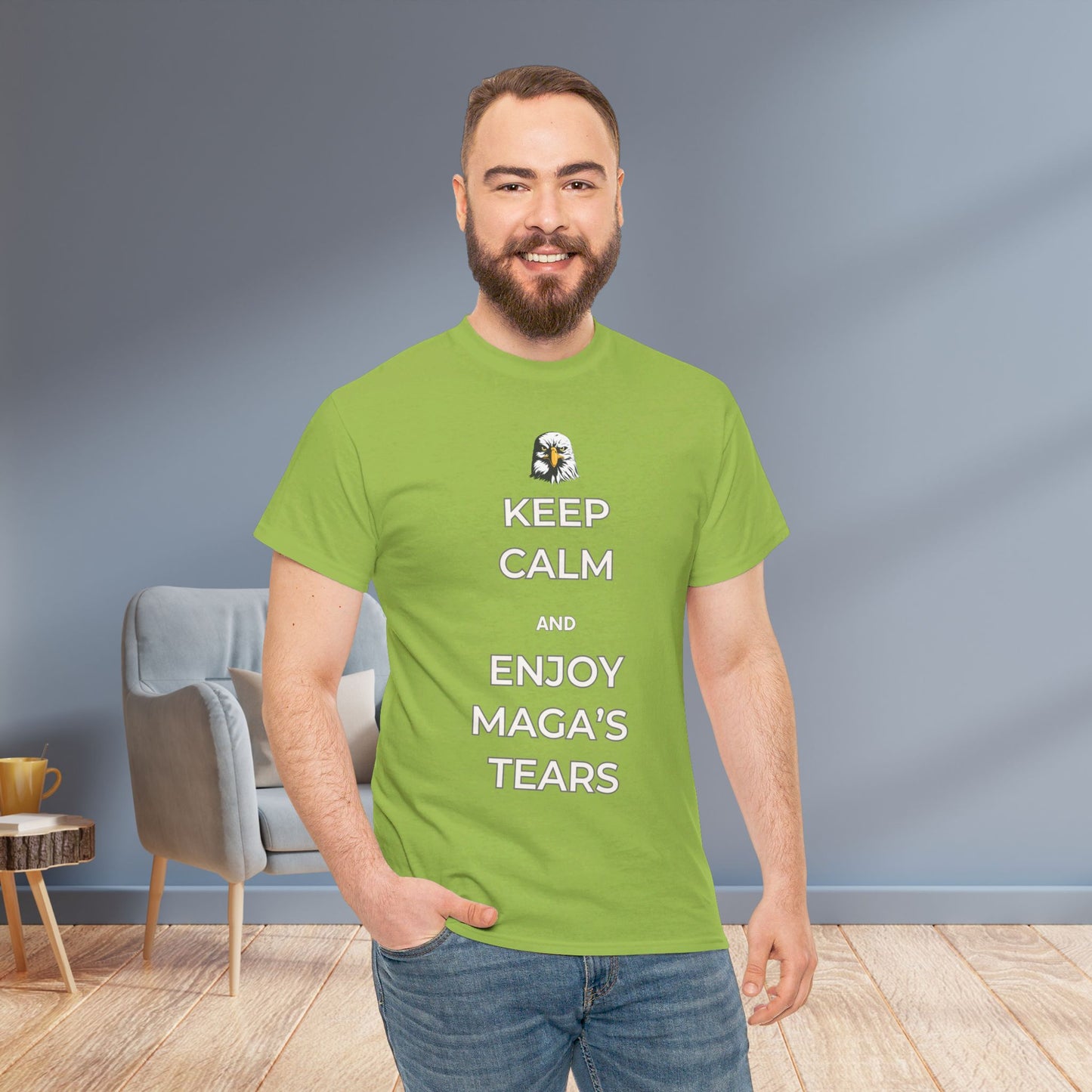 Keep Calm and Enjoy MAGA's Tears Shirt- Harris Walz Tee-  Democrat Presidential Election T-Shirt