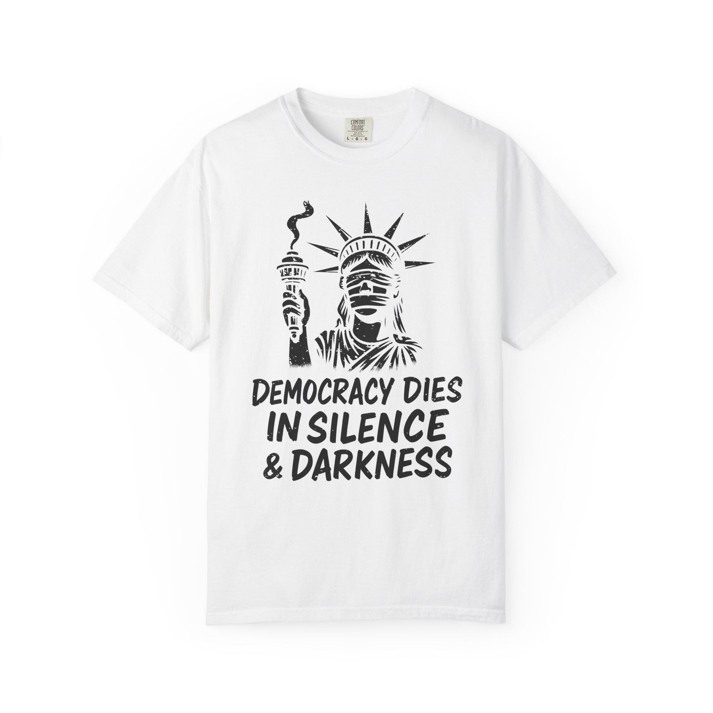 Protest Shirt Extinguished Liberty Tee Social Justice T-Shirt Anti-Trump Merch Comfort Colors Anti-Fascism Resistance Gear Protest Apparel