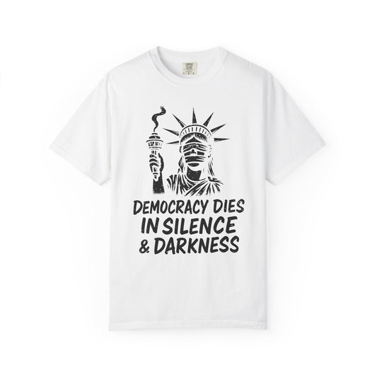 Protest Shirt Extinguished Liberty Tee Social Justice T-Shirt Anti-Trump Merch Comfort Colors Anti-Fascism Resistance Gear Protest Apparel