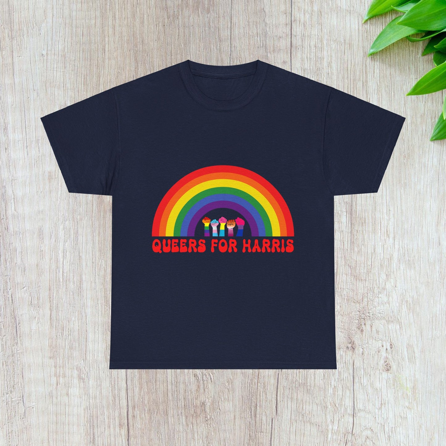 Queers For Harris Shirt- Support LGBTQ Tee-  Democrat Presidential Election T-Shirt