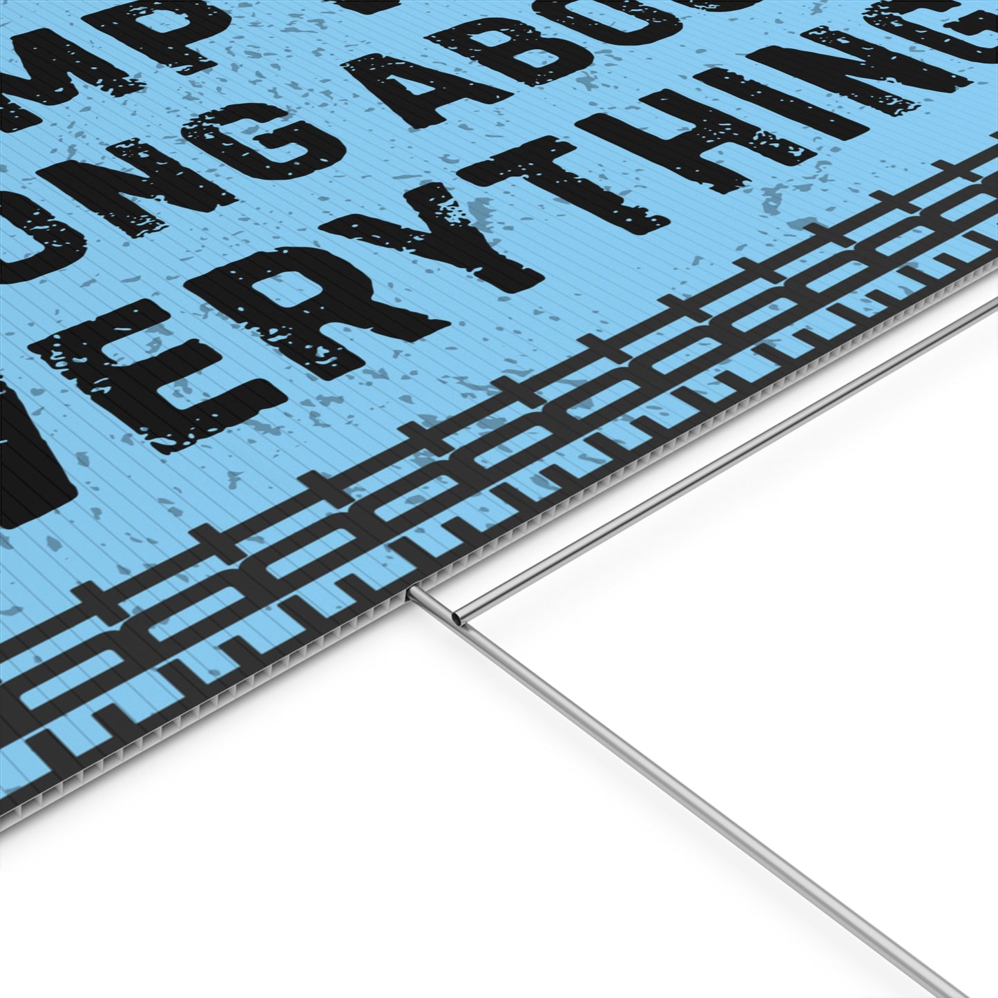 FDT Political Yard Sign Anti Trump Was Wrong About Everything Protest Sign Resistance Political Yard Decor Resist Anti-Fascism Activism Gear