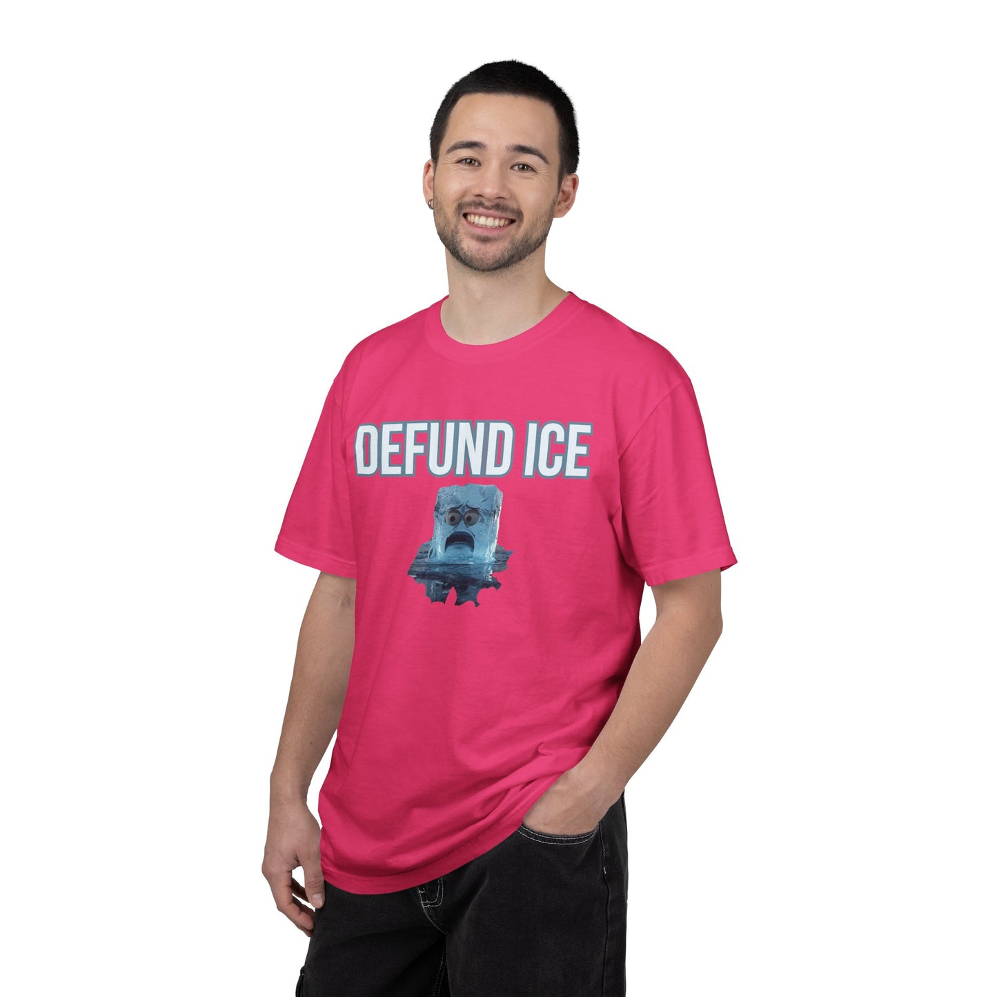 Defund ICE Tee Protest Shirt Foxtrot Delta Tango F*ck Donald Trump Anti-Fascism Abolish Icestapo Comfort Colors Ring-Spun Cotton Tshirt