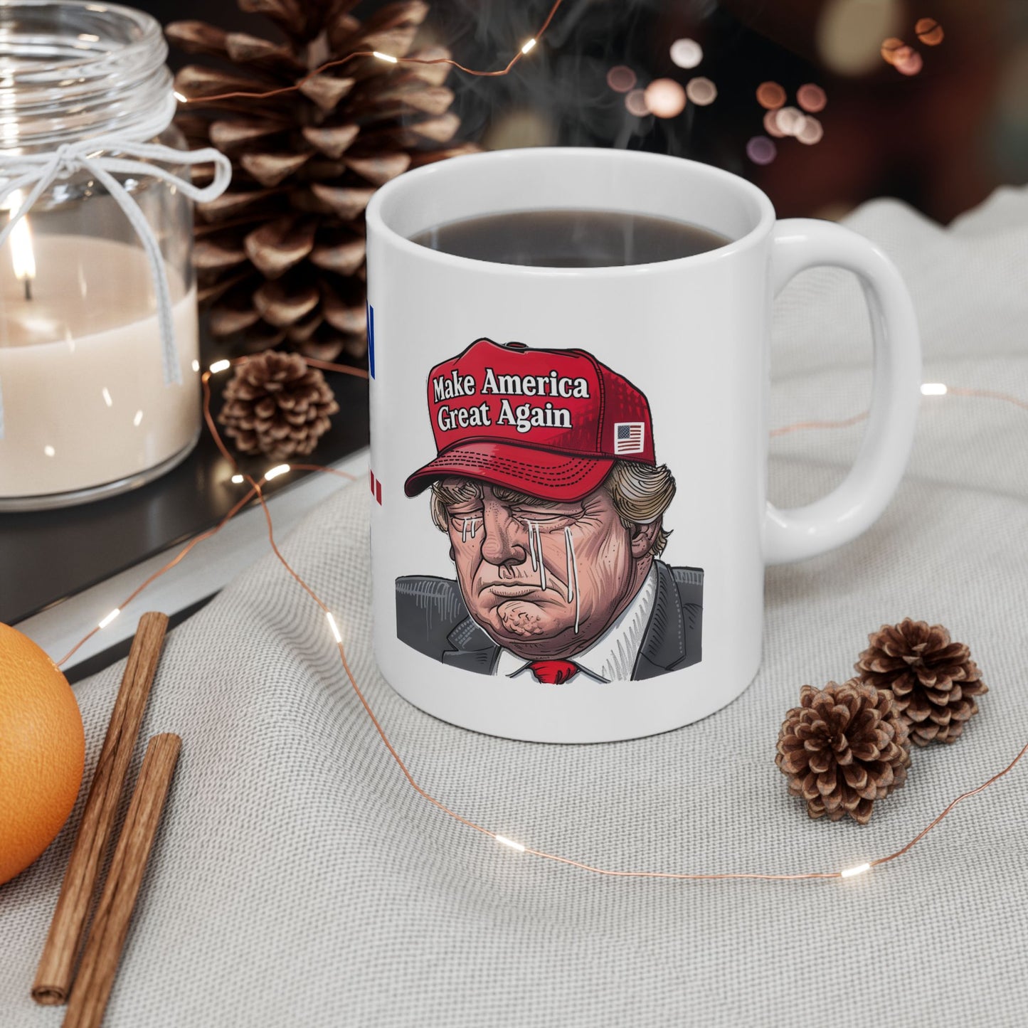 This Mug Runs on MAGA Tears Served Liberally Coffee Mug (11oz, 15oz)