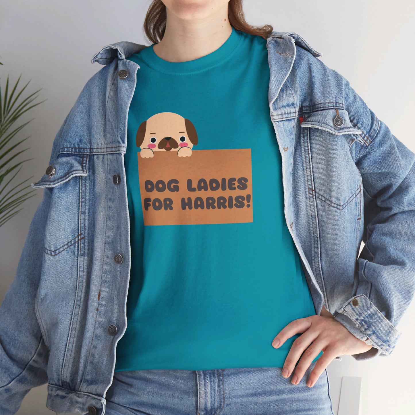 Dog Ladies for Harris Shirt- Dog Ladies Tee-  Witty Democrat Presidential Election T-Shirt