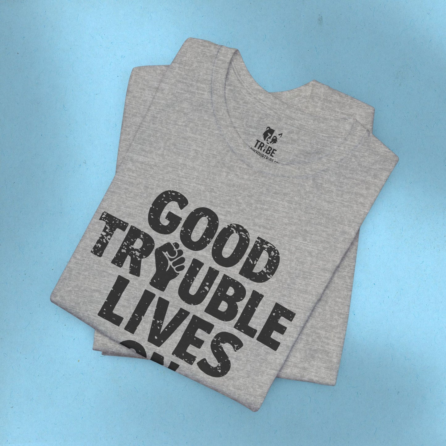 Good Trouble Necessary Trouble Activist T-Shirt John Lewis Shirt Social Justice Shirt Protest Anti-Maga Resistance Anti-Trump Democrat Tee