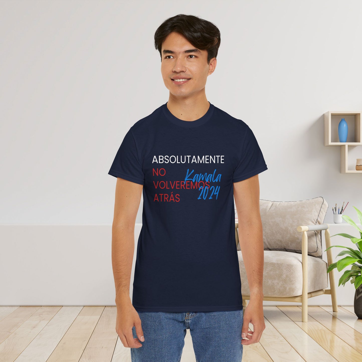 Absolutamente No Volveremos Atrás Shirt- We're Not Going Back en Español Save Democracy Tee-  Democrat Presidential Election T-Shirt