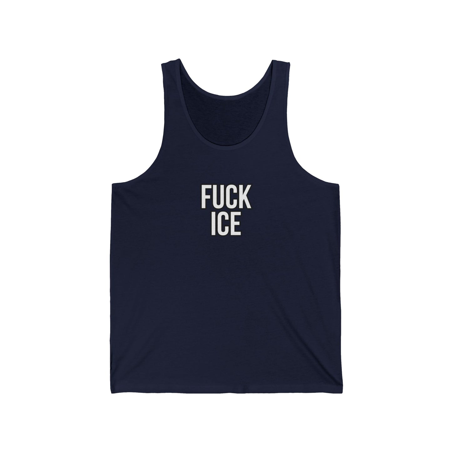 F*ck Ice Shirt Protest Tank Top Foxtrot Delta Tango Fck Donald Trump Social Justice Anti-Fascism Abolish Icestapo Sleeveless Cotton Apparel