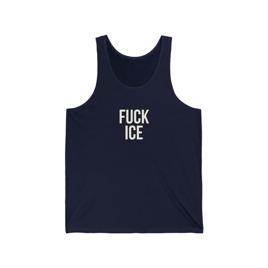 F*ck Ice Shirt Protest Tank Top Foxtrot Delta Tango Fck Donald Trump Social Justice Anti-Fascism Abolish Icestapo Sleeveless Cotton Apparel