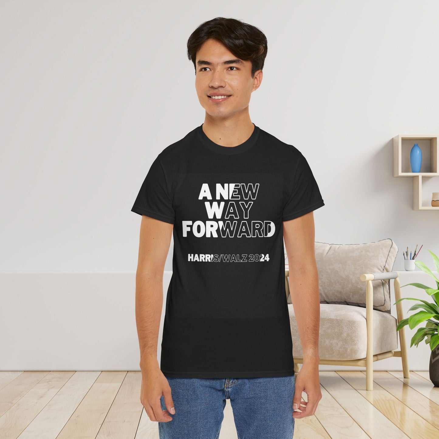 New Way Forward Shirt- We're Not Going Back Tee-  Democrat Presidential Election T-Shirt