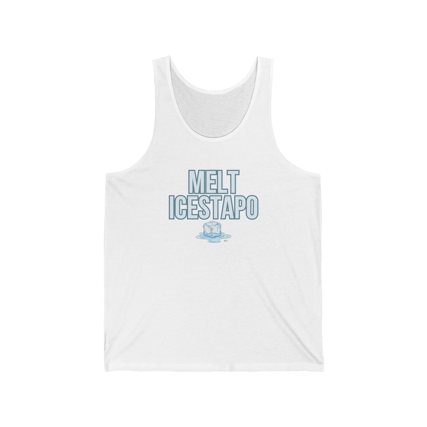 MELT ICESTAPO Shirt Protest Tank Top Foxtrot Delta Tango F*ck Donald Trump Social Justice Anti-Fascism Abolish ICE Gestapo Sleeveless Cotton