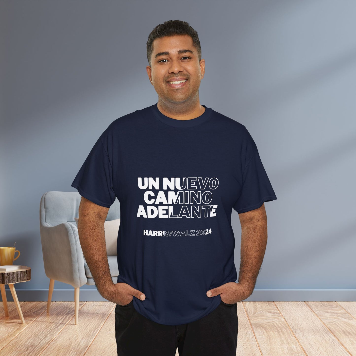 Un Nuevo Camino Adelante Shirt- Harris/Walz 2024 T-Shirt in Spanish-  Democrat Presidential Election Tee