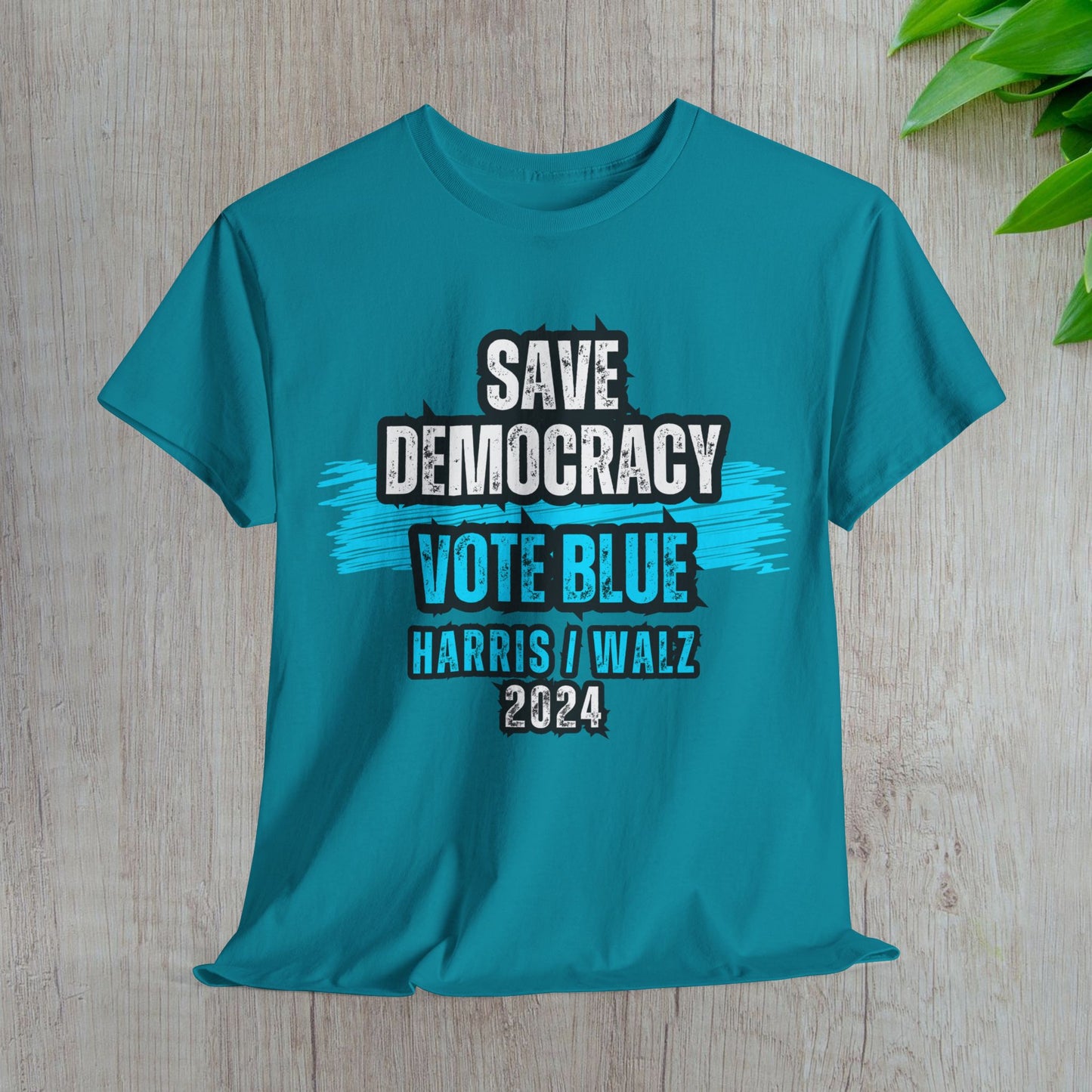 Save Democracy Vote Blue Shirt- Save Democracy Tee- Democrat Presidential Election T-Shirt