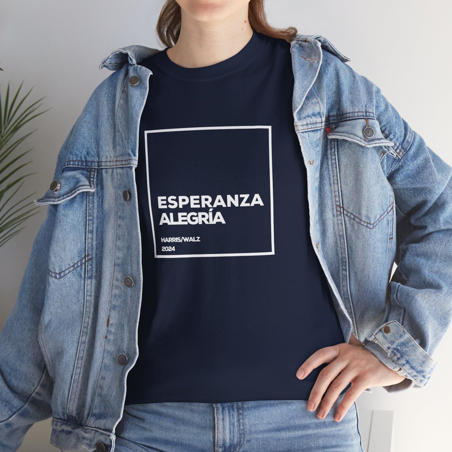 Esperanza y Alegría Shirt- Harris/Walz 2024 T-Shirt in Spanish-  Democrat Presidential Election Tee