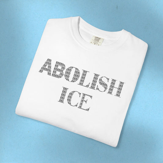 Hidden Message FDT T-Shirt Abolish Ice Protest Tee Foxtrot Delta Tango Fuck Donald Trump Anti-Fascism Comfort Colors Ring-Spun Cotton Tshirt