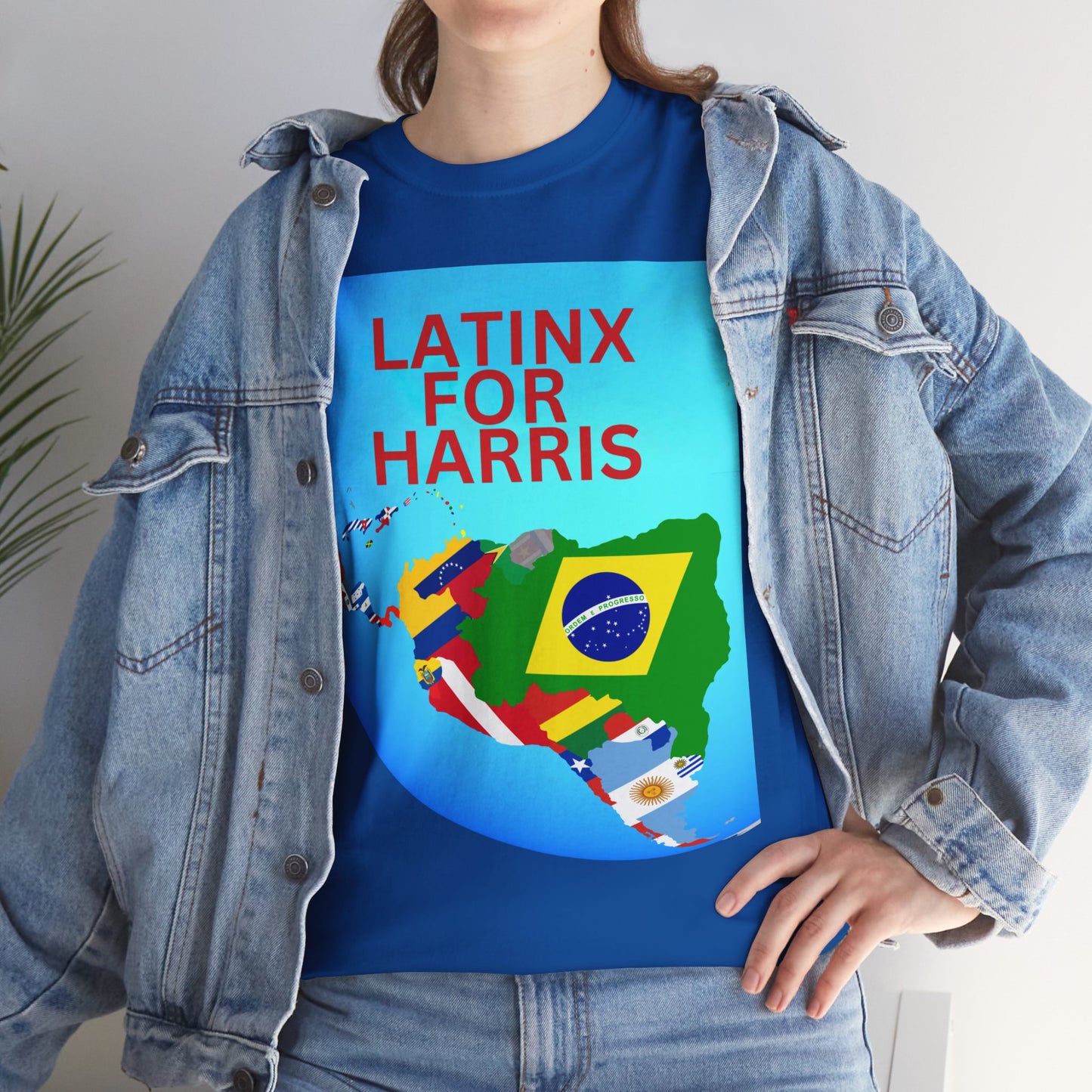 Latinx For Harris Shirt - Harris/Walz 2024 T-Shirt -  Democrat Presidential Election Tee