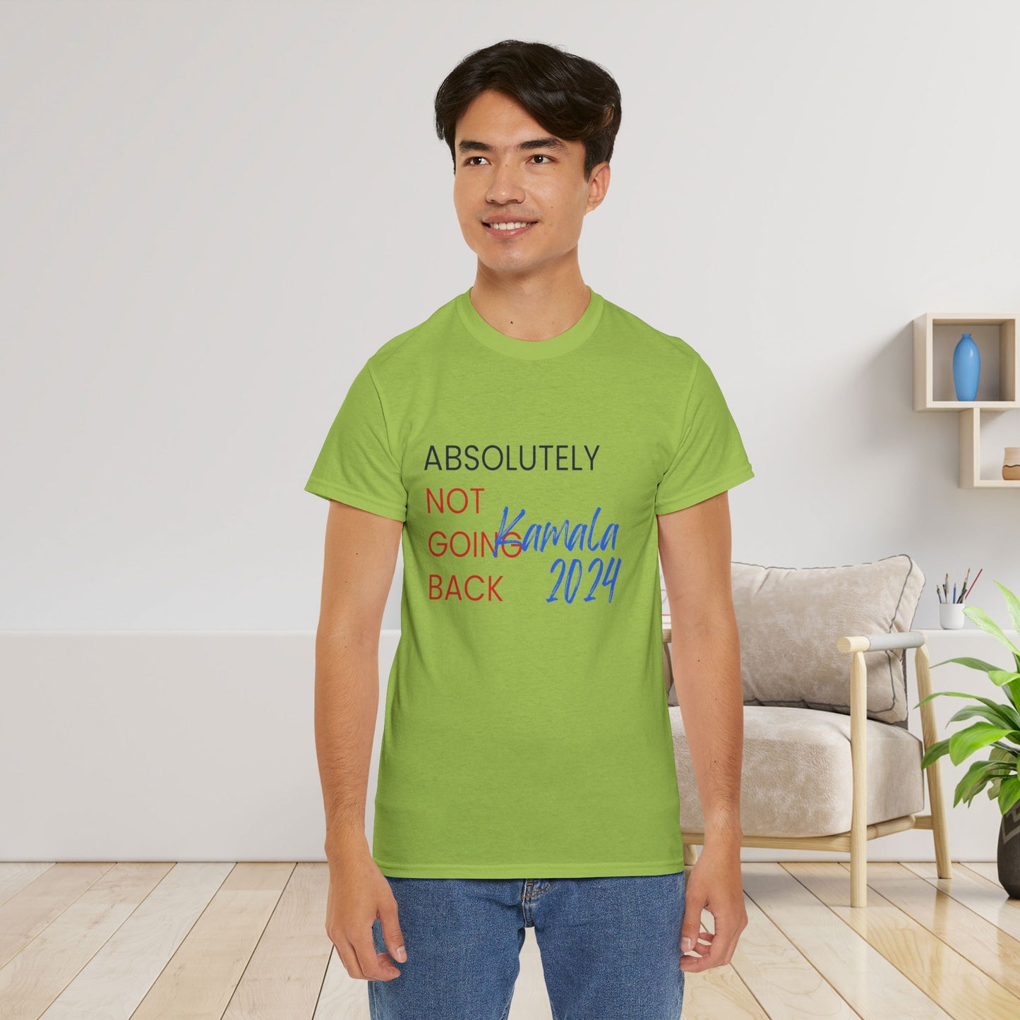 Absolutely Not Going Back Shirt- We're Not Going Back Tee-  Democrat Presidential Election T-Shirt