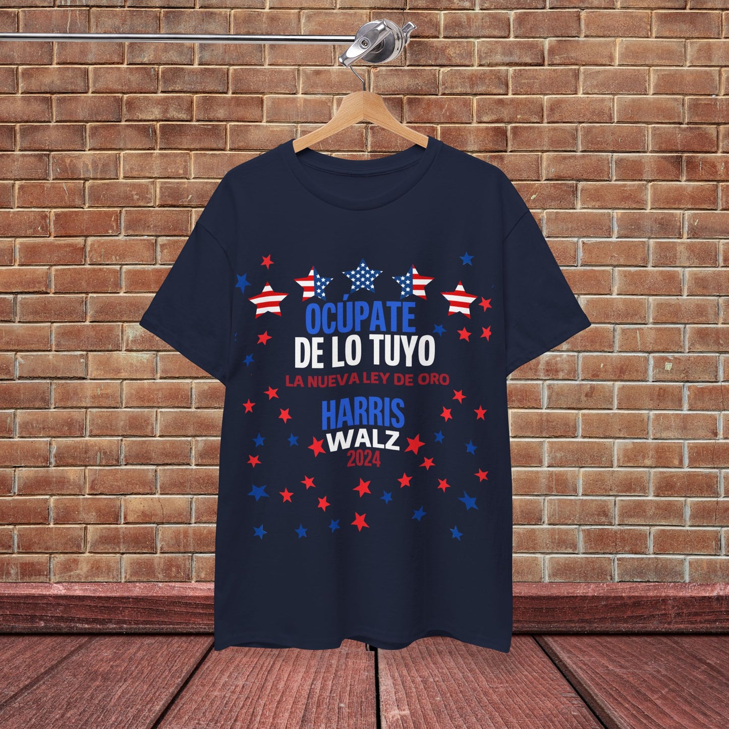 Ocúpate De Lo Tuyo Shirt- Harris/Walz 2024 T-Shirt in Spanish-  Democrat Presidential Election Tee