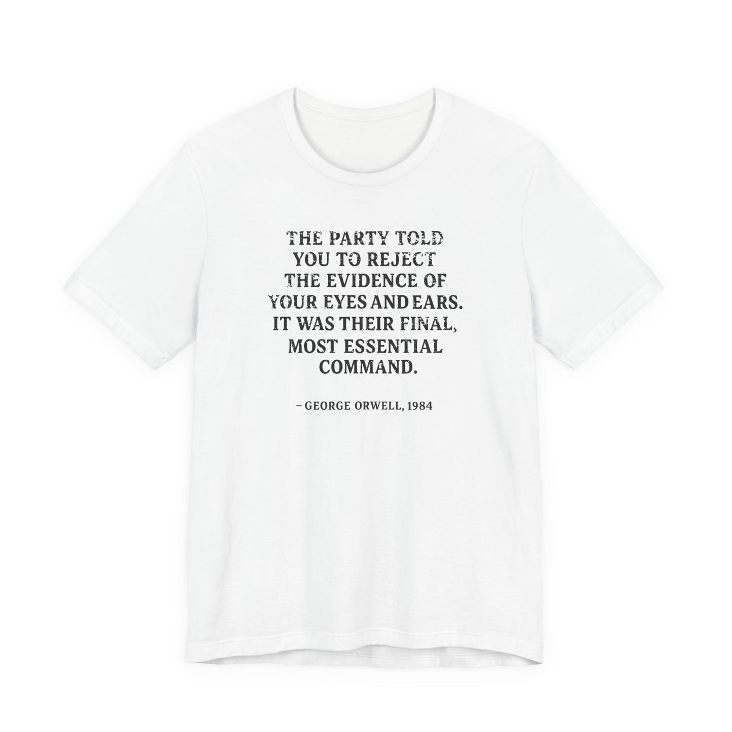 George Orwell 1984 Protest Shirt Social Justice Anti-Trump Resistance Tee Anti-Fascism Ring-Spun Cotton Activist TShirt Express Shipping