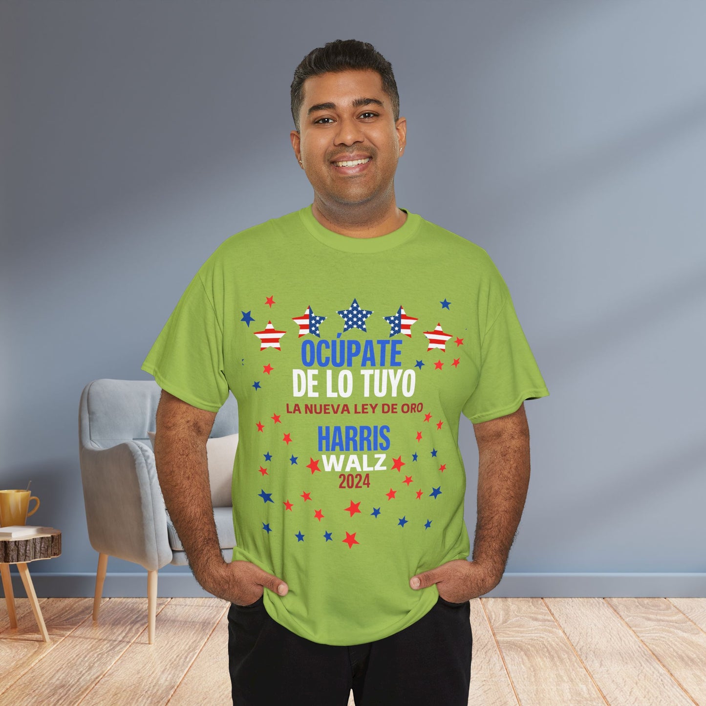 Ocúpate De Lo Tuyo Shirt- Harris/Walz 2024 T-Shirt in Spanish-  Democrat Presidential Election Tee