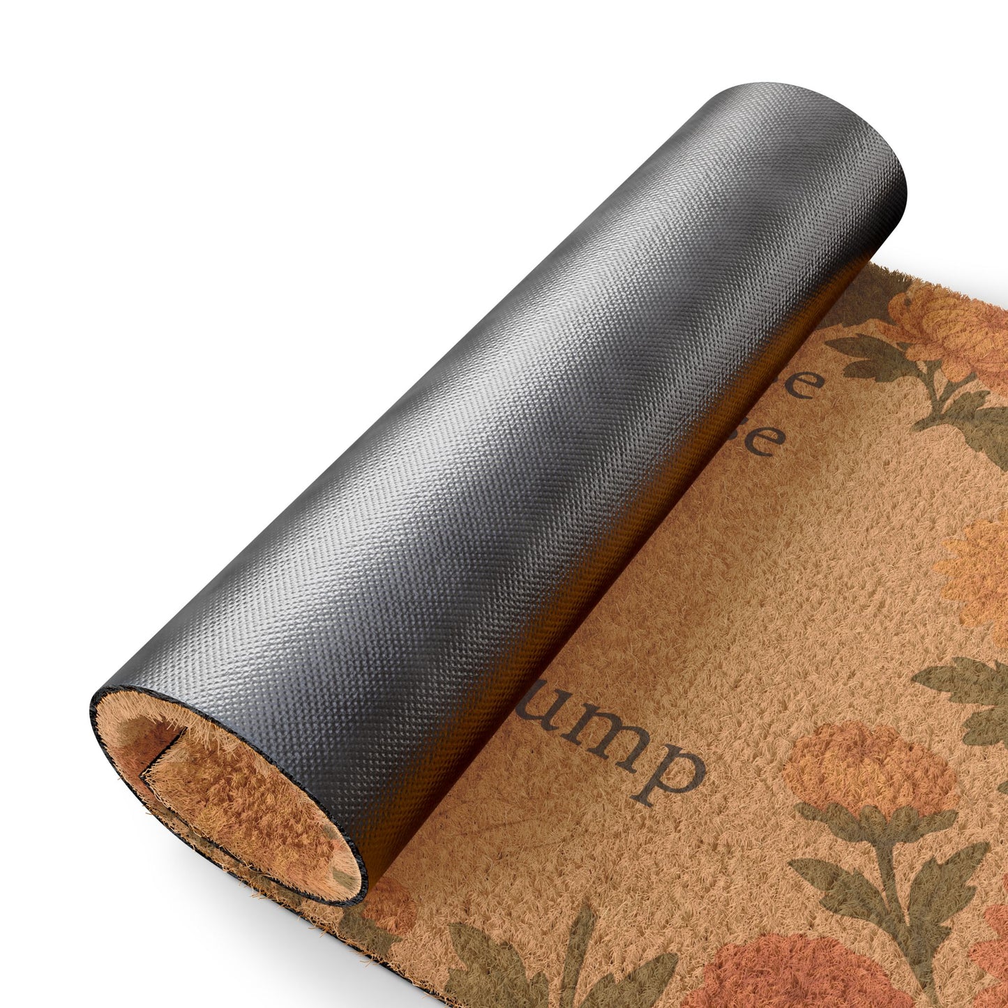 FDT Funny Political Doormat Coir Coconut Fiber In This House We Say Please & Thank You + F*ck Donald Trump Housewarming Entryway Welcome Mat