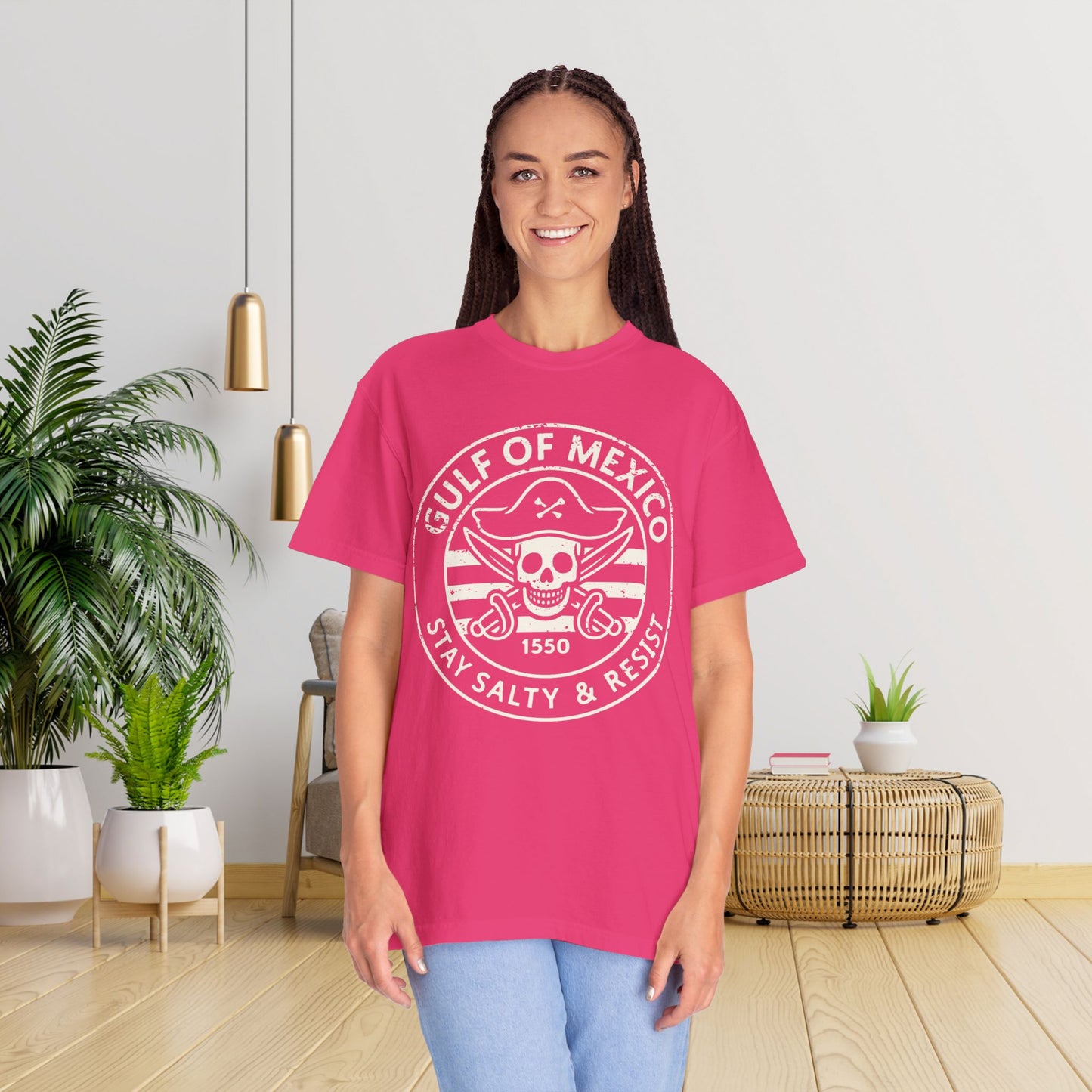 Gulf of Mexico Tee Pirate Resist T-Shirt Social Justice Shirt Comfort Colors Resistance Tee Anti Trump Protest TTshirt Democrat Apparel