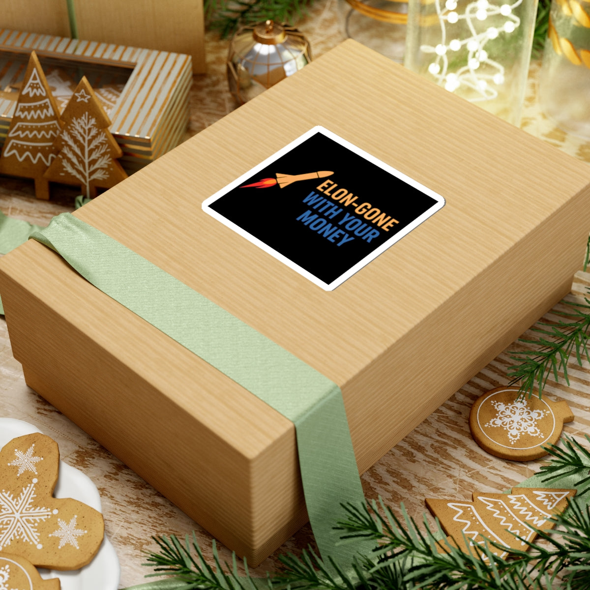 Resist Sticker Elon Gone With Your Money Anti-Trump Merch Political Decal FDT Protest Sticker Activist Anti-Fascism Resistance Decal