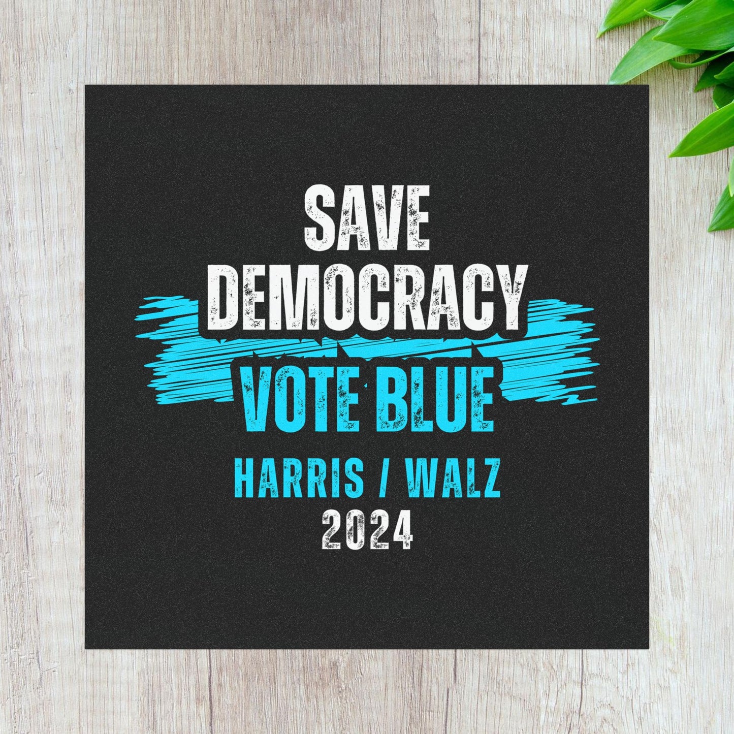 Save Democracy Car Magnet -  Vote Blue Magnet - Harris/Walz 2024 Magnet