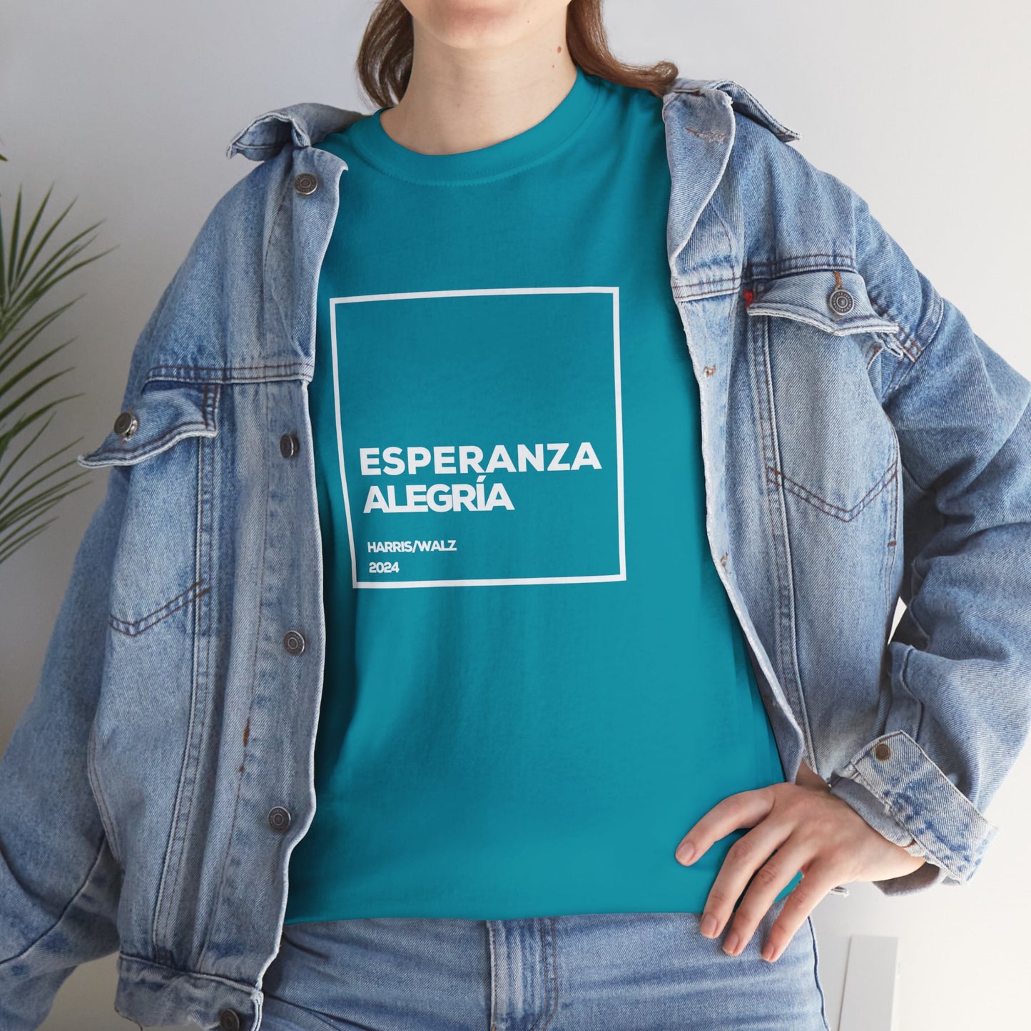 Esperanza y Alegría Shirt- Harris/Walz 2024 T-Shirt in Spanish-  Democrat Presidential Election Tee