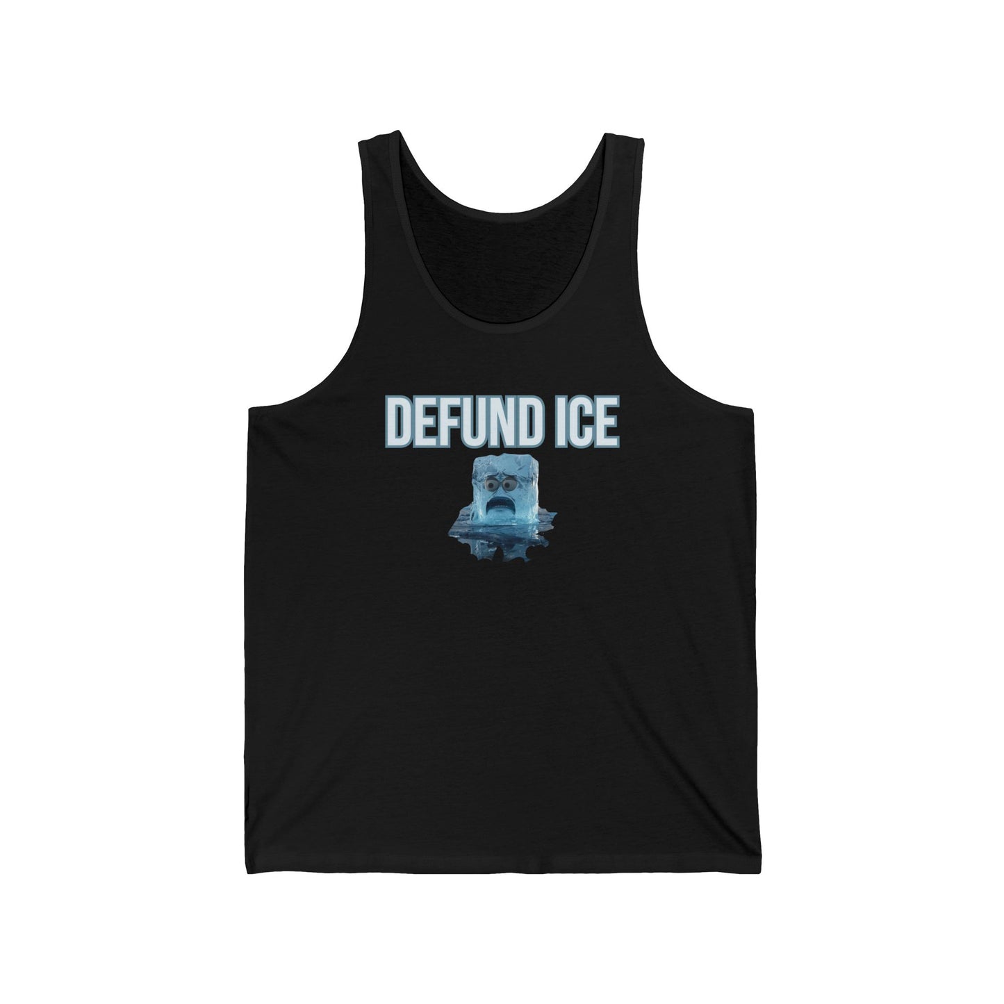 Defund Ice Shirt Protest Tank Top Foxtrot Delta Tango Fck Donald Trump Social Justice Anti-Fascism Abolish Icestapo Sleeveless TShirt Cotton