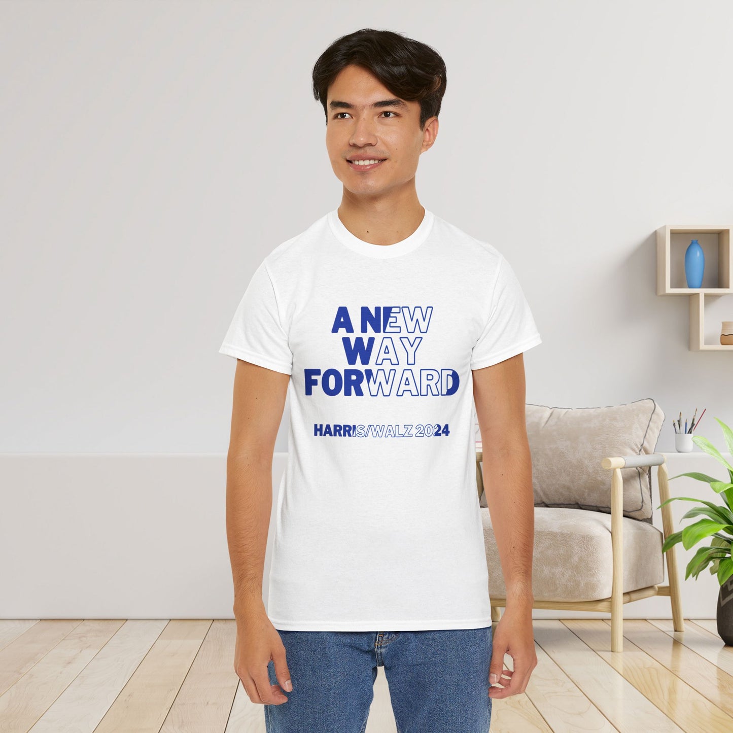 New Way Forward Shirt- We're Not Going Back Tee-  Democrat Presidential Election T-Shirt