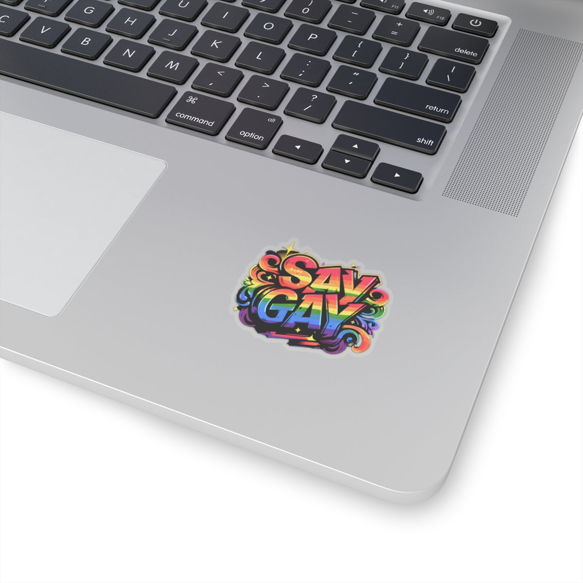 Just Say Gay LGBT Water Bottle Sticker for Laptop LGBTQ Decal Queer Lesbian Bisexual Transgender Gay Pride Merch LGBTQIA Political Adhesive